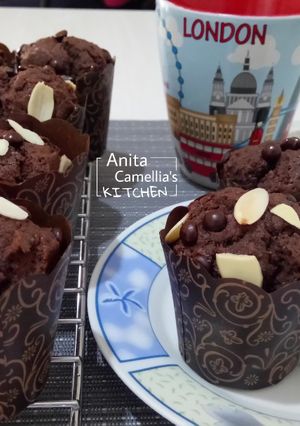 Foto resep Chocolate Custard Muffin ala Tintin Rayner