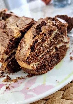 Une photo de Cake Marbré au chocolat