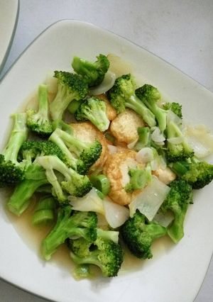 Foto resep Tofu siram brokoli