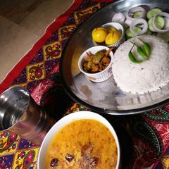 A picture of Dhaba daal.