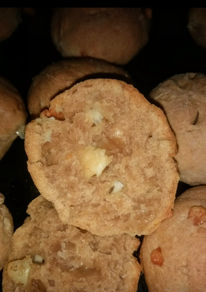 Una foto de Pancitos de harina integral y queso