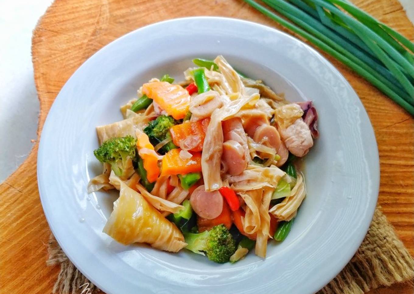 Capcay Kembang Tahu
