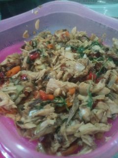 Foto resep 1. Oseng tongkol mercon