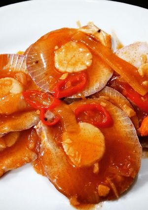 Foto resep Scallop Asam Manis-Pedas