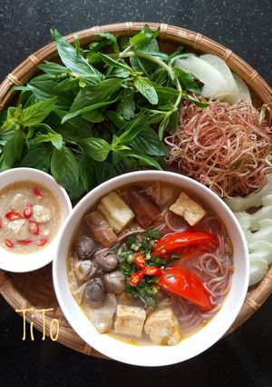 Hình của món Bún cà bung.