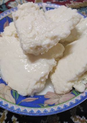 عکسی از دستور پنیر خونگی بسیار خوشمزه 😋😋