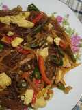 Sohun goreng pedas