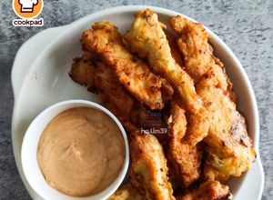 Gambar Chicken Tenders With Paprica Creamy Sauce