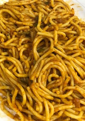 صورة لوصفة سباغيتي سهل وسريع🍝👌🏻