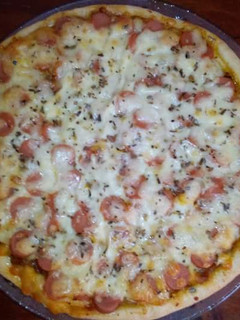 Foto resep Pizza topping sosis