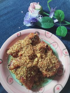 Foto resep Ayam goreng serundeng praktis