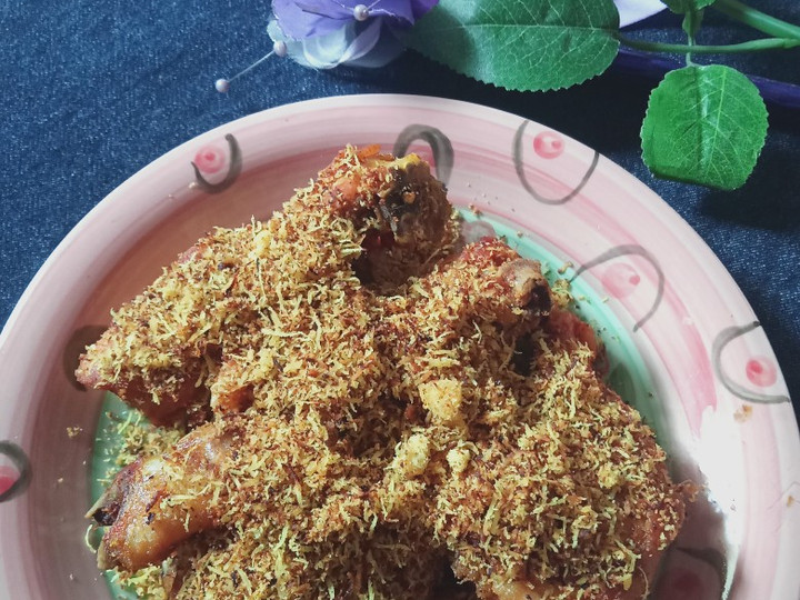 Resep Ayam goreng serundeng praktis, Bisa Manjain Lidah