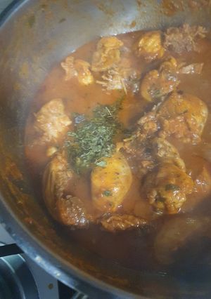 A picture of Puran Singh Chicken Curry(Dhabha Chicken Curry).