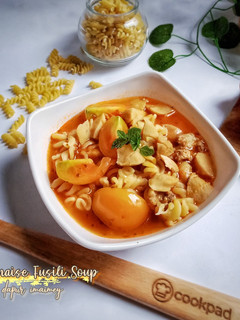 Foto resep Bolognaise Fusili Soup