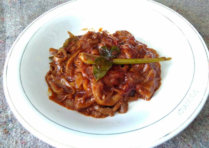 Rendang jamur tiram