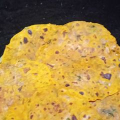 A picture of શીતળા સાતમના થેપલા.