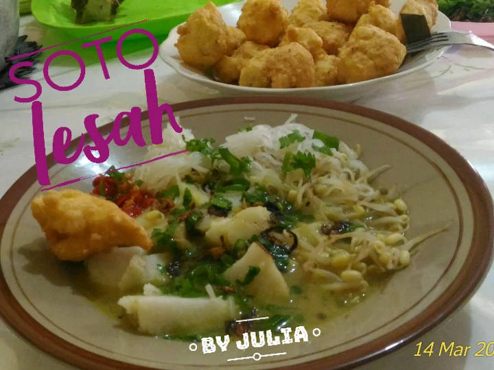 Cara Mudah Membuat Resep 411. Soto Lesah Tulang Sapi (Resep Bunda) yang Bisa Manjain Lidah Anti Ribet, Menggugah Selera