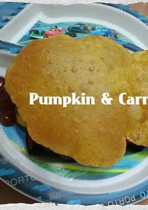 A picture of Pumpkin & Carrot Puri.