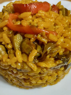Una foto de Arroz con verduras