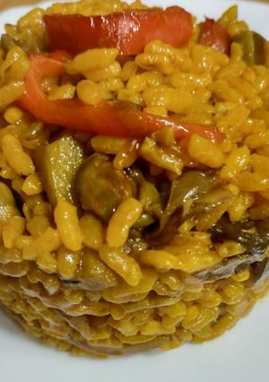 Una foto de Arroz con verduras