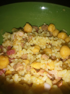 Una foto de Garbanzos con arroz