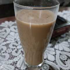 A picture of Teh tarik kayumanis.