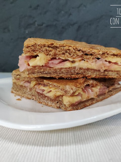 Una foto de Torta de fiambre con harina integral