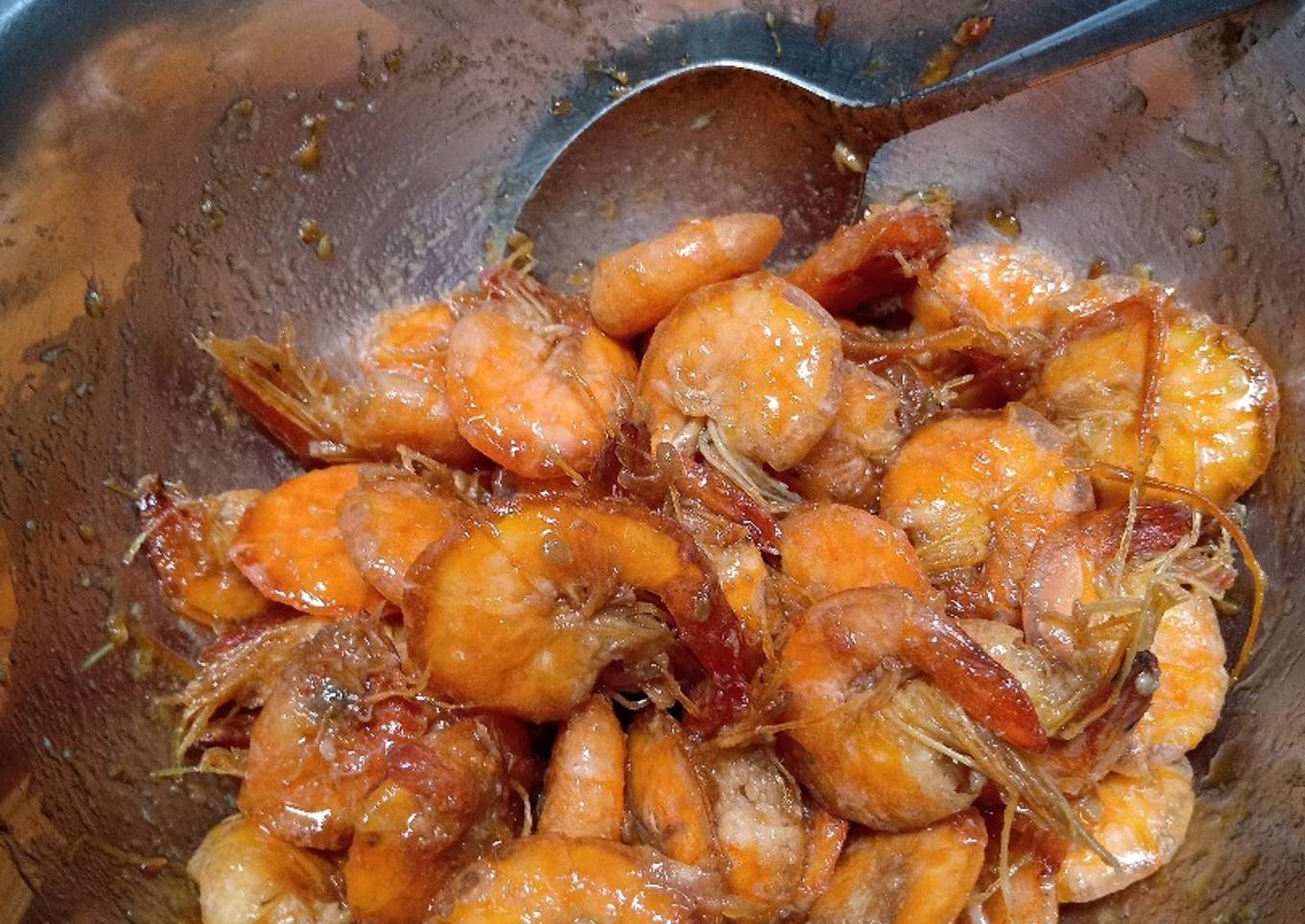 Udang goreng tumis enak simple