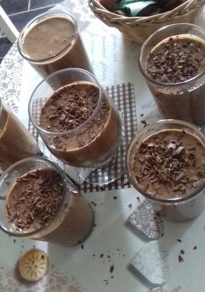 Une photo de Petite Crème Choco🍫Façon La Laitière👵