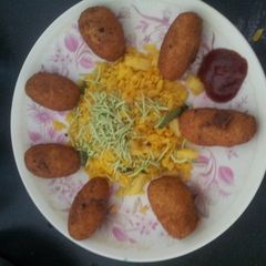 Cheese chickpeas cutlet A picture of Cheese chickpeas cutlet.