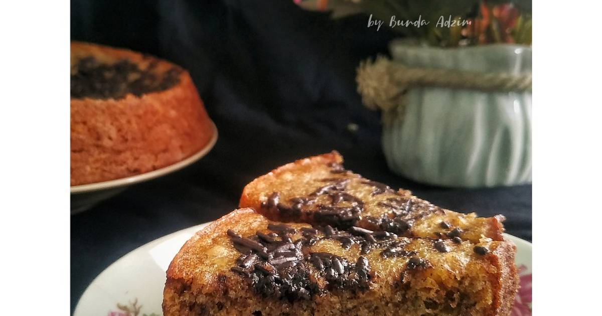 Resep BANANA CAKE NO MIXER SIMPLE Bangeeet👌 oleh Dapur Garasi By