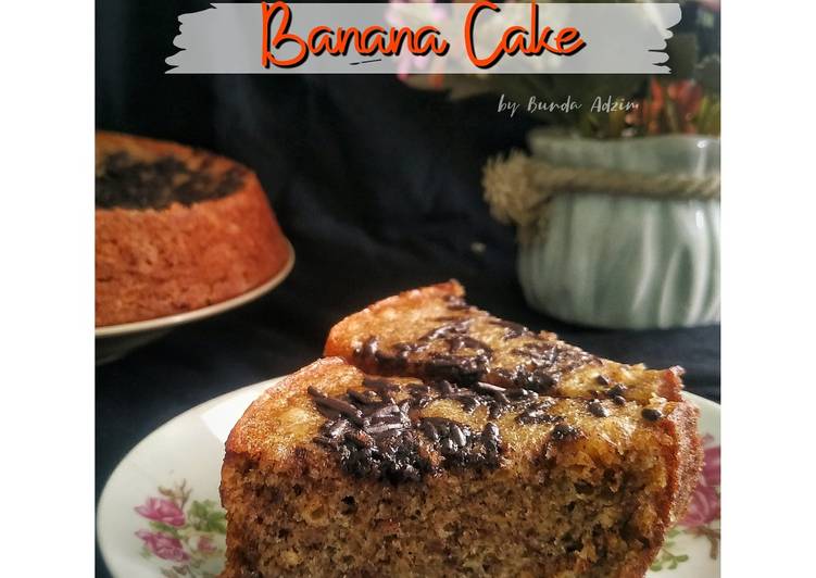 Cara Memasak Banana Cake No Mixer Simple Bangeeet Yang Renyah