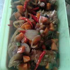 A picture of Tuna lada hitam simple.