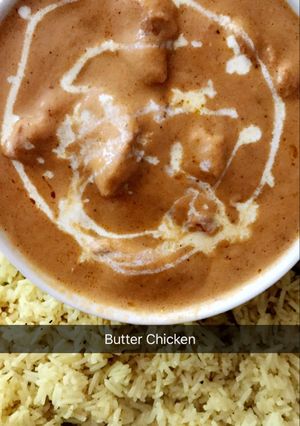 صورة لوصفة بتر تشيكن (Butter chicken)