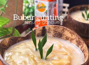 Gambar Bubur gunting (tepung gandum)