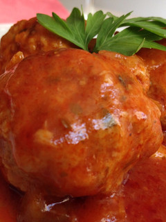 Una foto de Albóndigas rellenas de queso Mozzarella