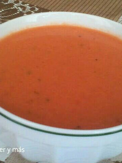 Una foto de Gazpacho de sandía