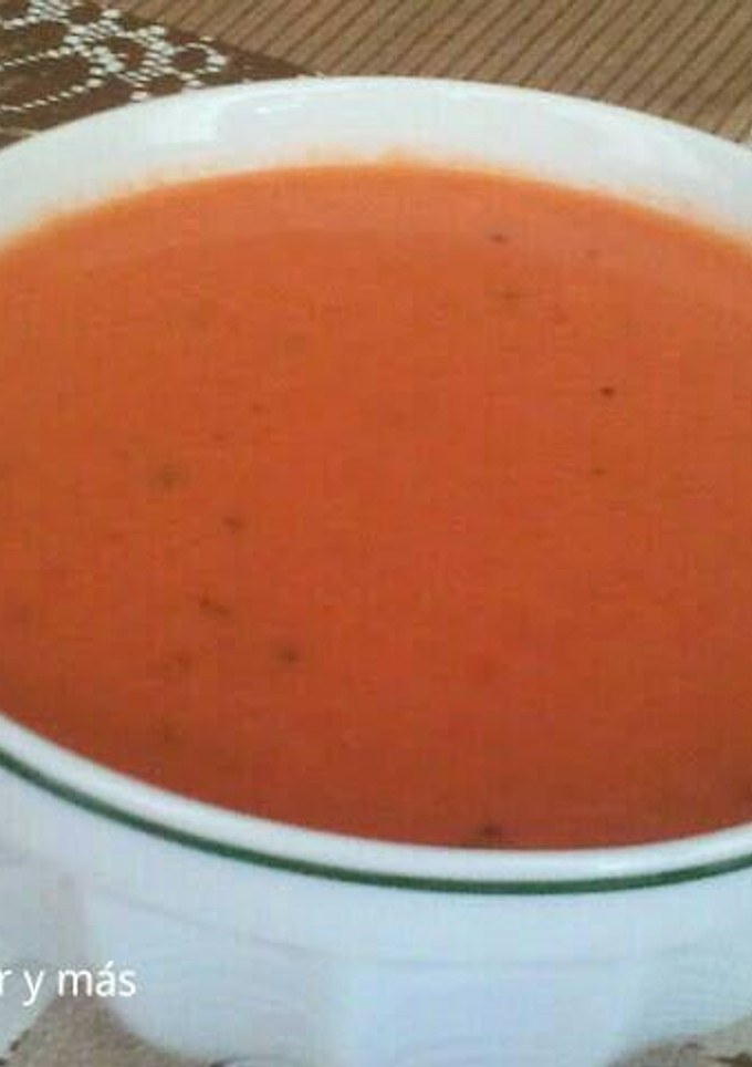 Una foto de Gazpacho de sandía