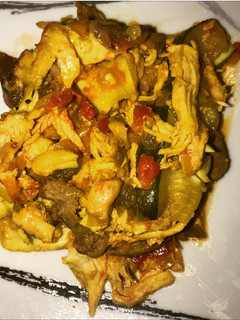 Una foto de Lasagna de calabacín Lasaña mixta de calabacín