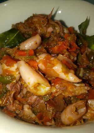 Foto resep Cumi Sambel Pedas
