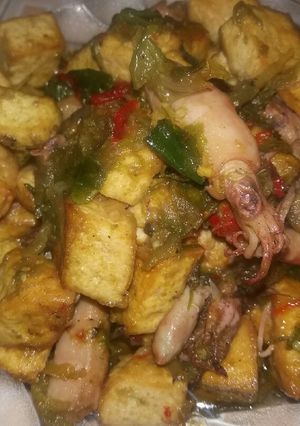 Foto resep 🐙 Cumi Asin Cabe Ijo 🐙