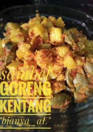 Foto resep Sambel goreng kentang + udang