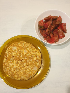 Una foto de Tortilla española de coliflor