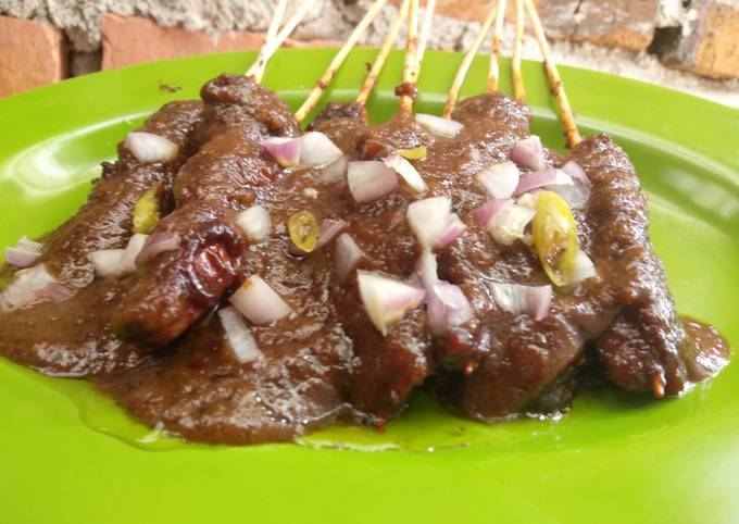 Resep Sate ayam bumbu kacang, Bisa Manjain Lidah