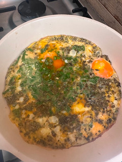 Una foto de Omelette fresco