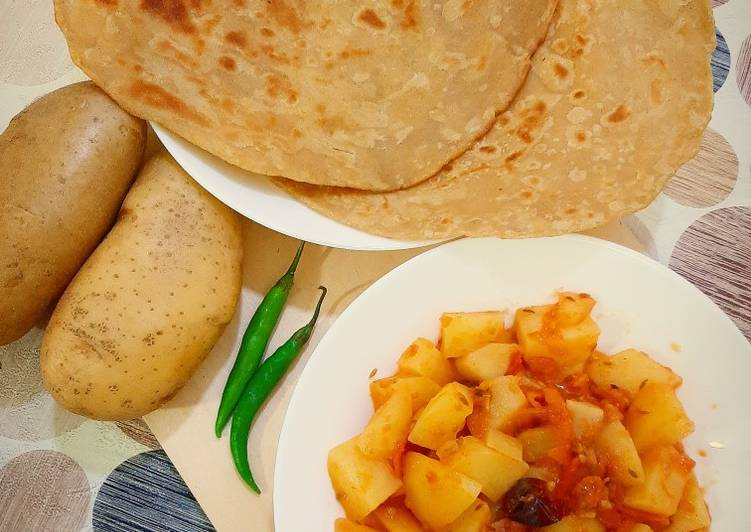 Recipe of Appetizing Breakfast Aaloo Bhujiya