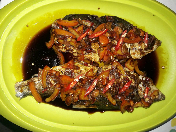 Cara Buat Bandeng saus kecap/bumbu sate Enak Terbaru