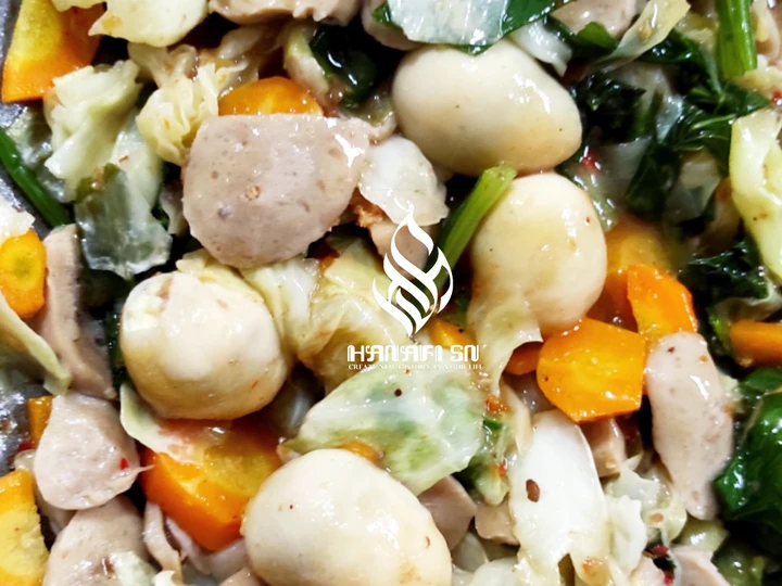 Langkah Mudah untuk Membuat Resep CAPCAY  TELUR PUYUH DAN BAKSO BY HSN yang Menggugah Selera Anti Ribet, Bisa Manjain Lidah