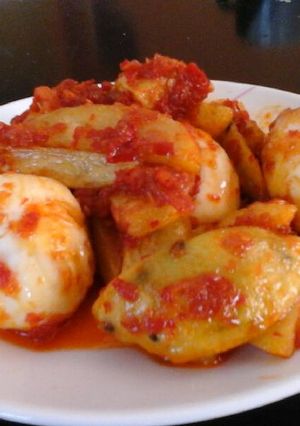 Foto resep Telur dan Kentang Balado