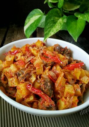 Foto resep SAMBEL GORENG KENTANG (#pr_masakankentang)